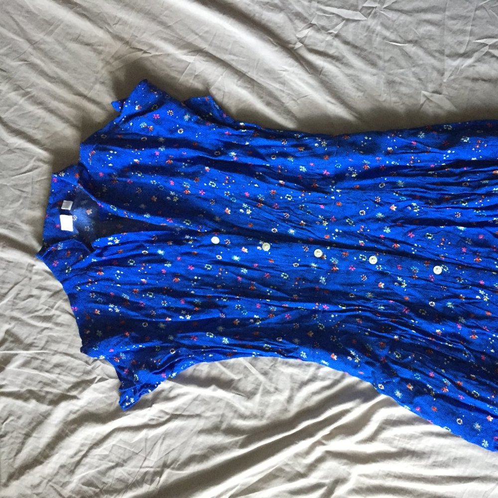 Gap Blue Flower Dress